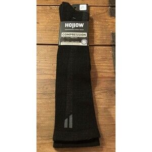 Hollow Wide Calf Compression Alpaca Socks Black X-Large Men 13-15 NEW
